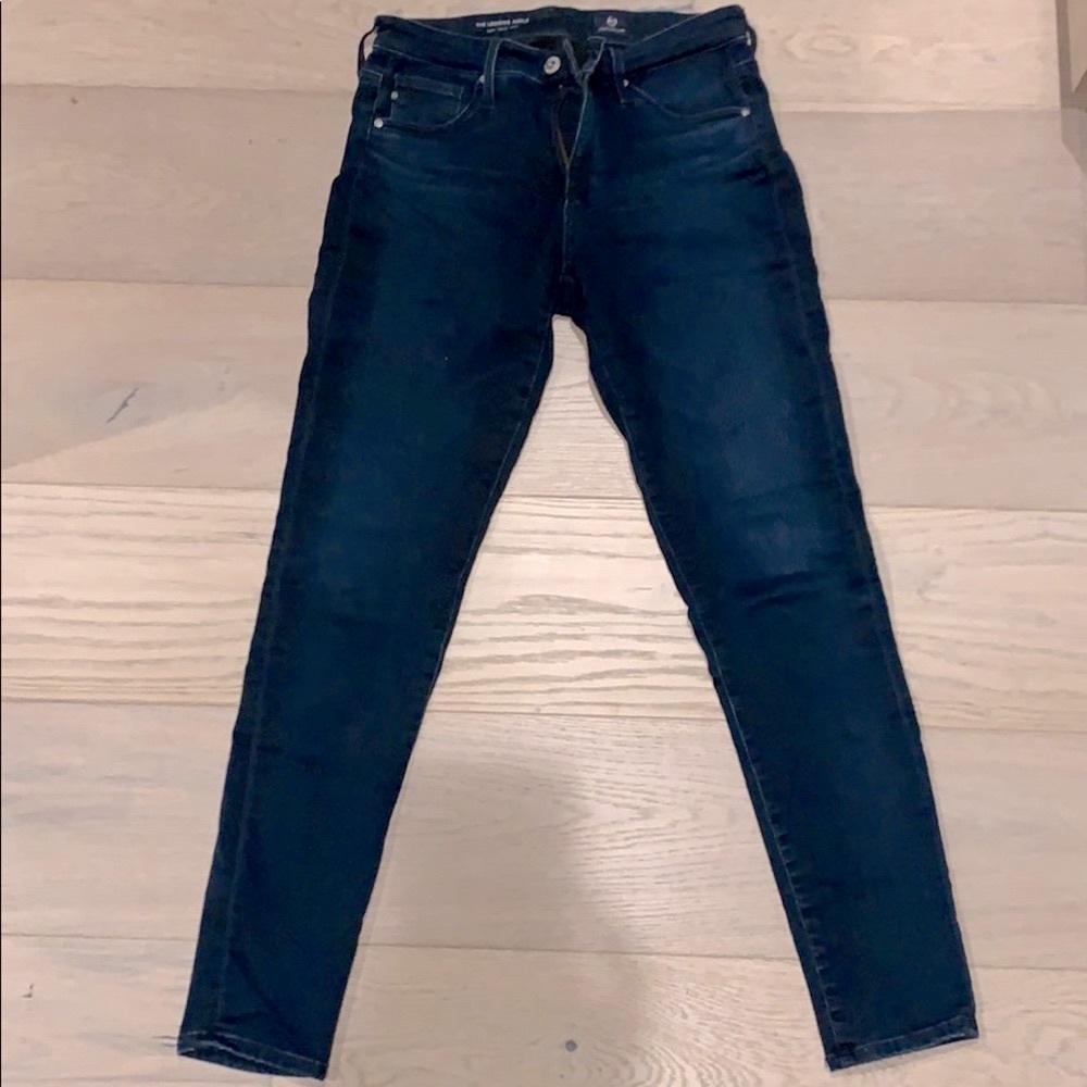 AG women’s dark denim super skinny ankle jean 26